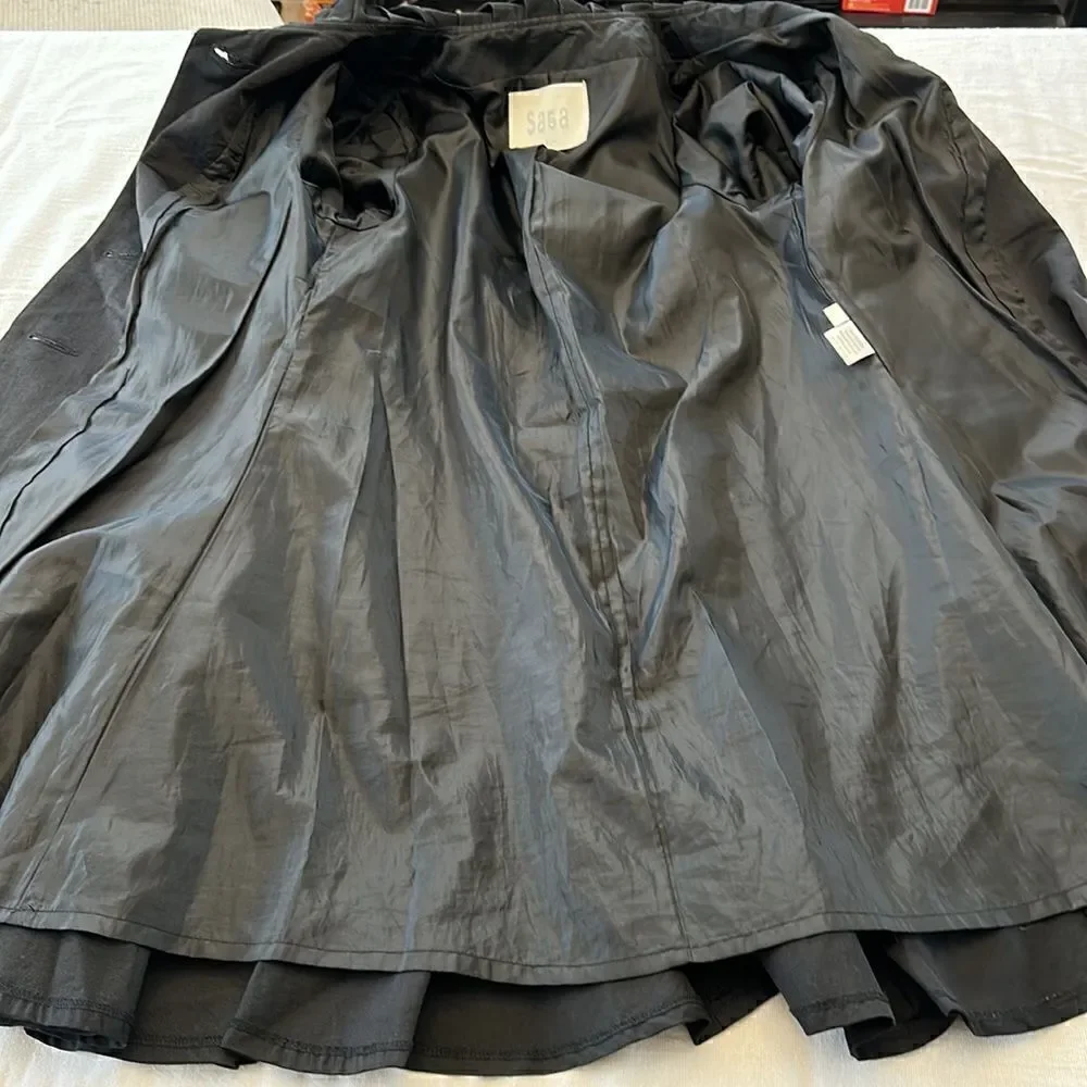 Saga women’s black ruffle jacket size 1 - Picture 10 of 15